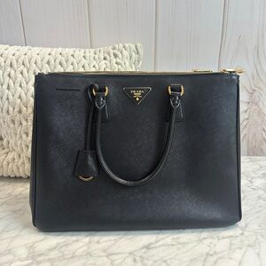 Prada  Large Galleria Saffiano Leather Top Handle Bag